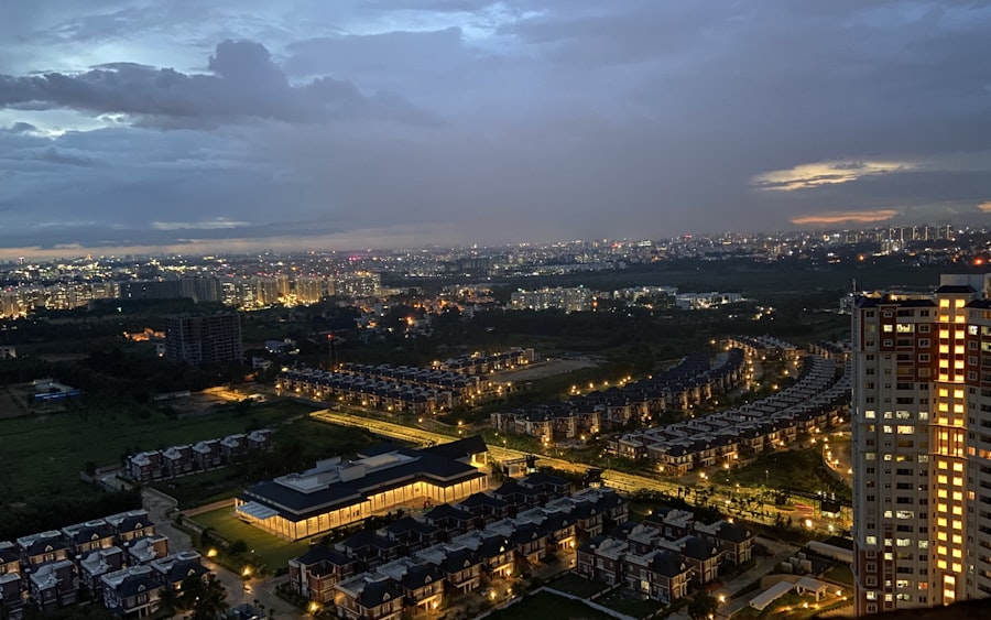 Chennai city skyline